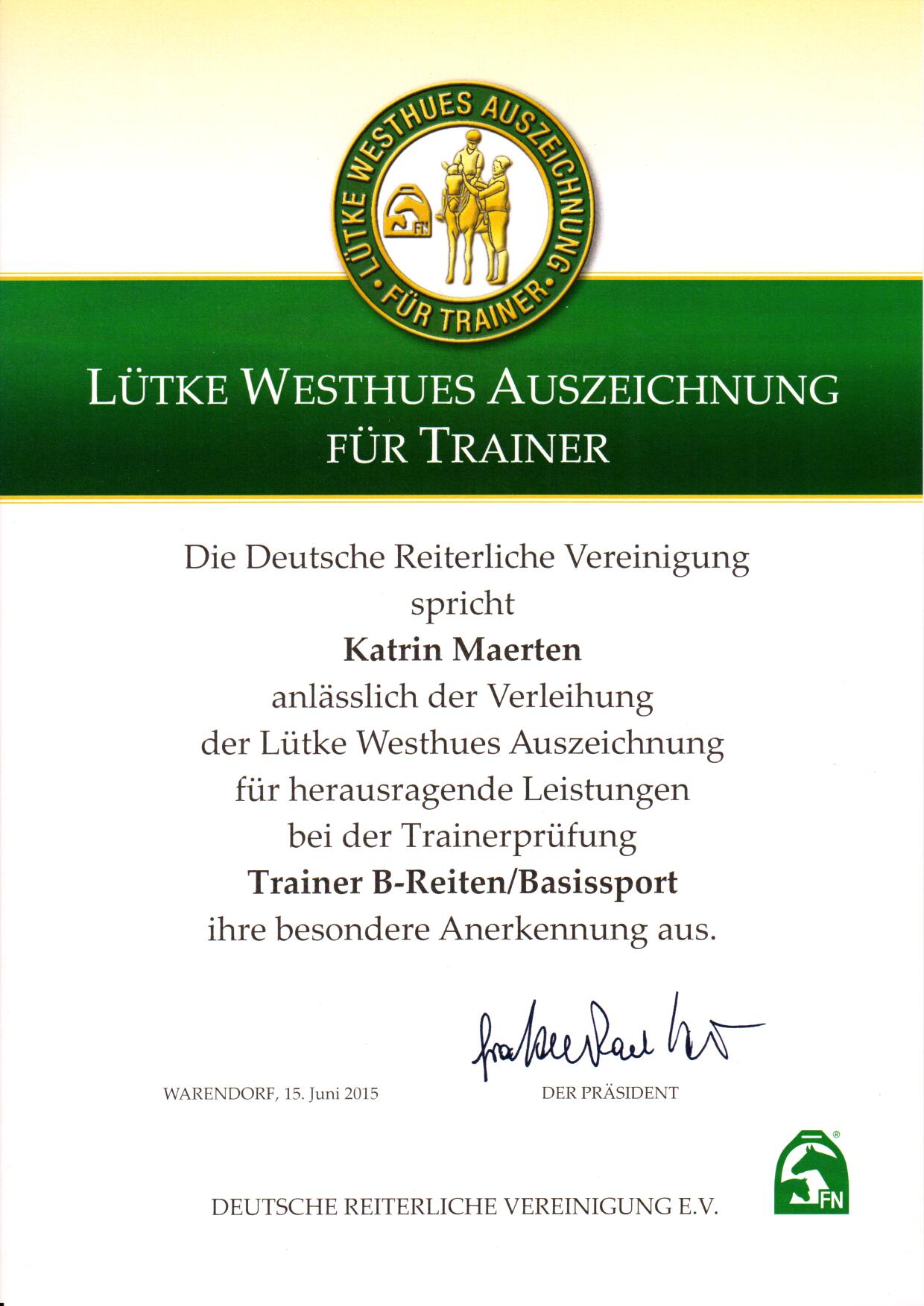 Ltke_Westhues_Auszeichnung